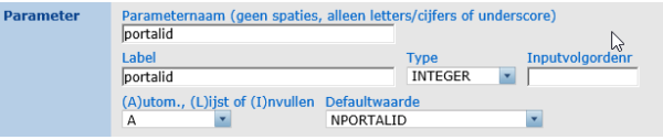 rapportparameter rapportparameter