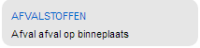 afvalstoffen