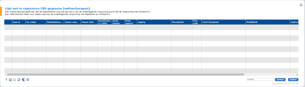cbslijstexportgegevens